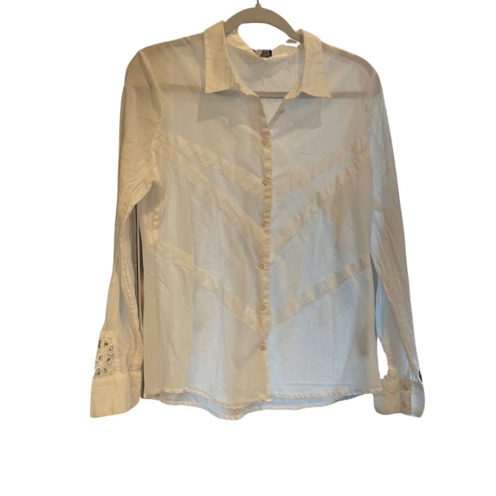 Bandolera Women Shirt white Size EUR 44